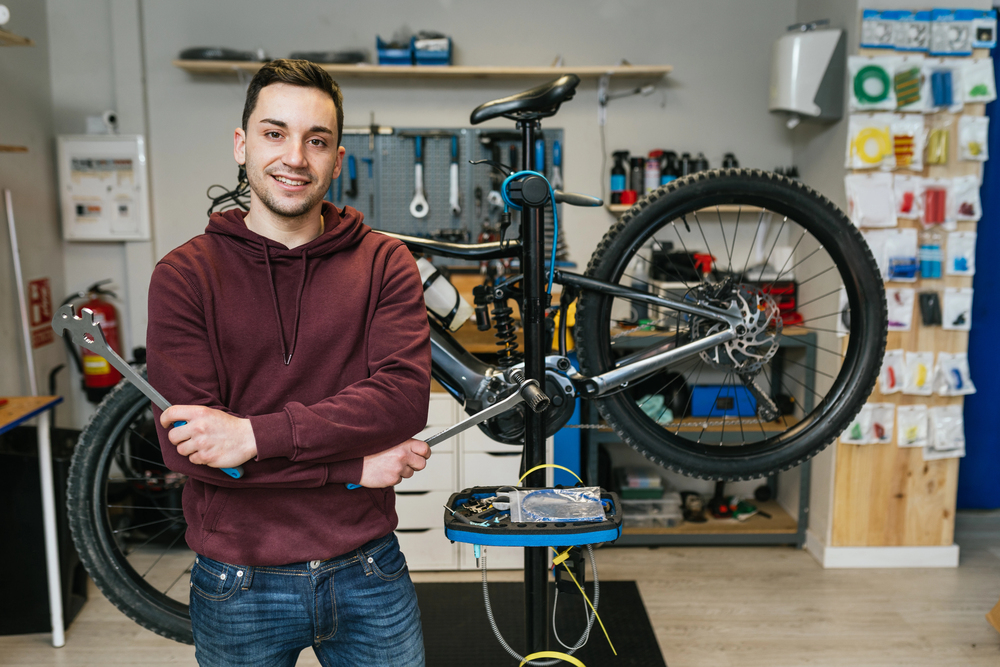 Officina riparazione bici